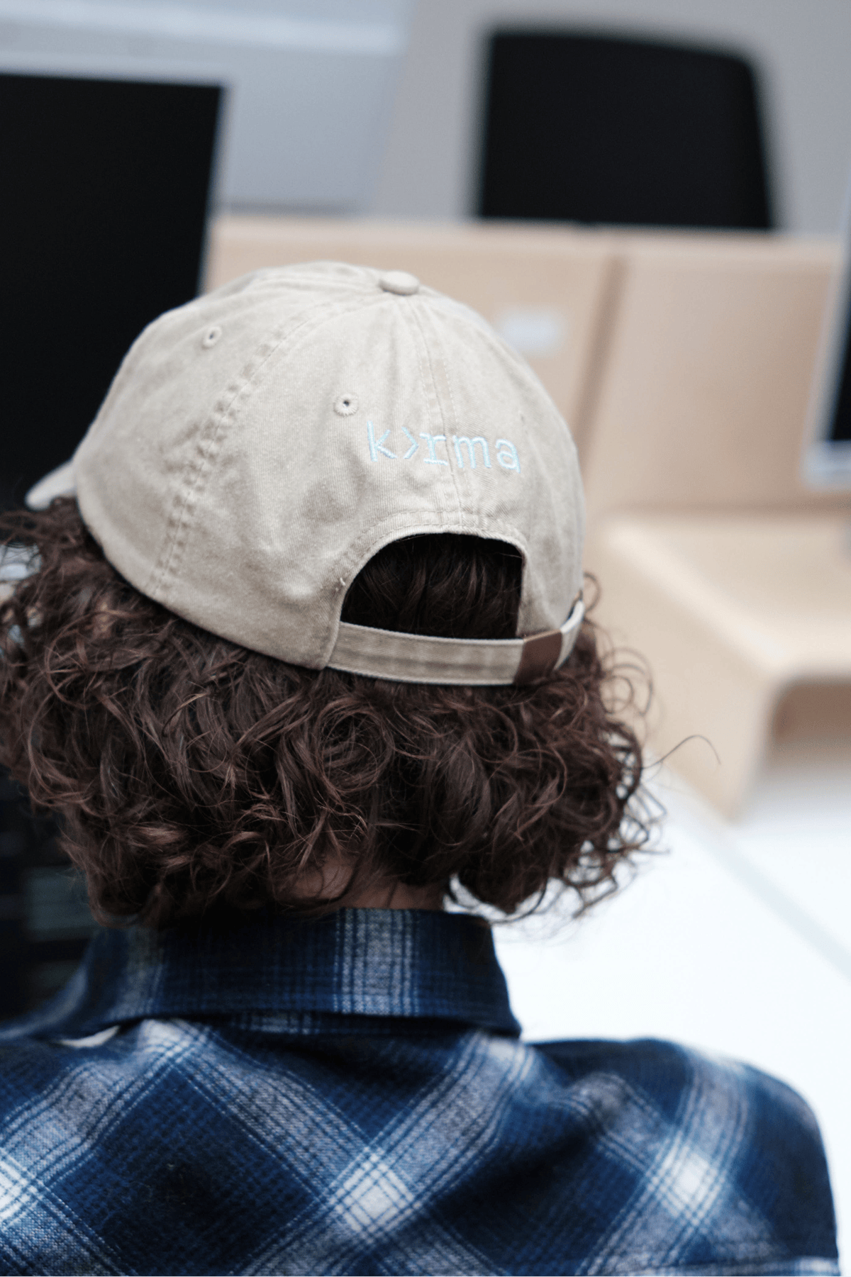 Adrien wearing Krma's clothes